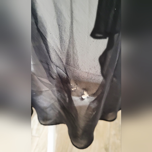 Morgan & Co Black Lace High-Low Dress | Size 9/10 - Picture 8 of 8